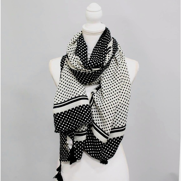 Light Weight Polka Dot Scarf - Picture 7 of 7